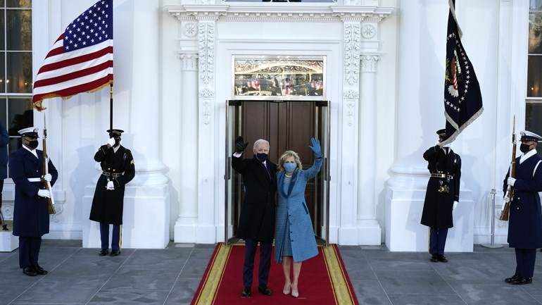 ΗΠΑ: Ο Τζο Μπάιντεν έφτασε στον Λευκό Οίκο