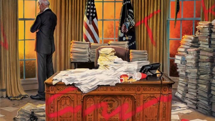 Time: Το συγκλονιστικό εξώφυλλο από την πρώτη μέρα του Μπάιντεν στο Οβάλ γραφείο – ΦΩΤΟ