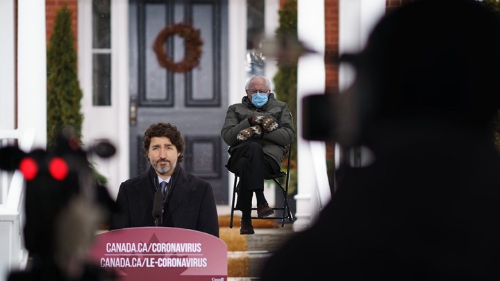 To viral meme του Σάντερς και η ανάρτηση του Τζάστιν Τριντό – ΦΩΤΟ