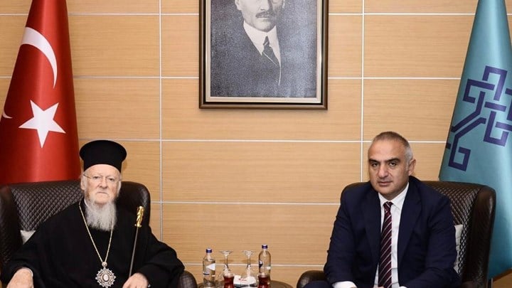 Στο Οικουμενικό Πατριαρχείο ο Τούρκος υπουργός Πολιτισμού και Τουρισμού