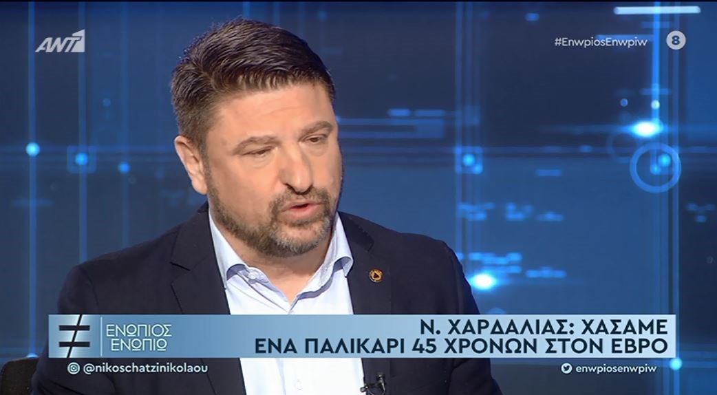 Χαρδαλιάς στο “Ενώπιος Ενωπίω”: Χάσαμε ένα παλικάρι 45 ετών στον Έβρο – Τι είπε για τις δύσκολες στιγμές