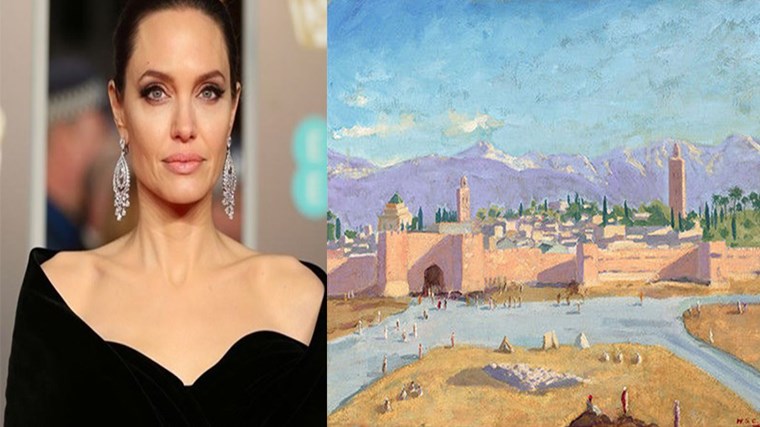 Αντζελίνα Τζολί: Βγάζει στο “σφυρί” τον μοναδικό πίνακα του Τσώρτσιλ στον Β’ Παγκόσμιο Πόλεμο