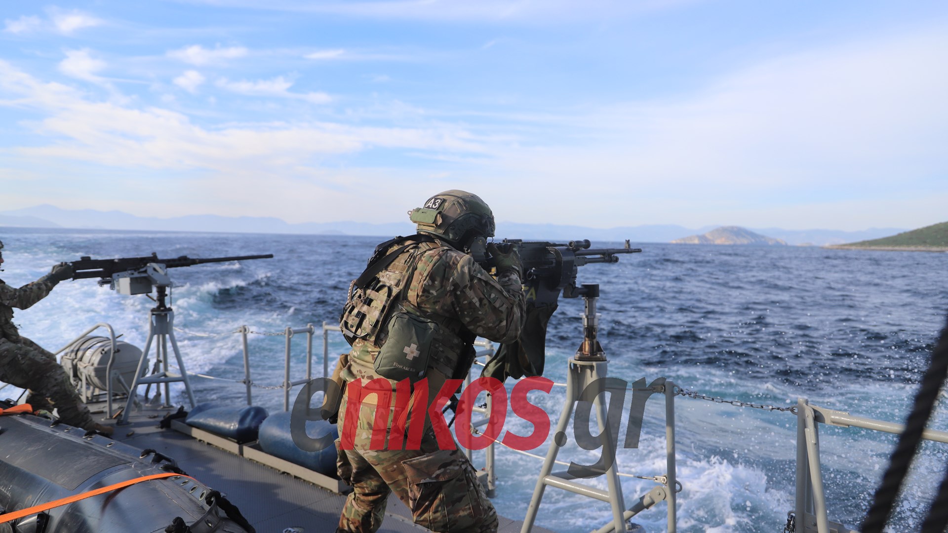 Αποκλειστικές εικόνες: Ο Αρχηγός ΓΕΕΘΑ εν πλω με τα MARK-V, τα «βέλη» των Ομάδων Ανορθόδοξου Πολέμου