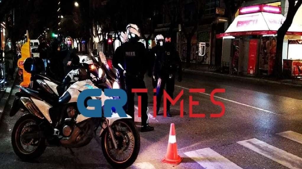 Απαγόρευση κυκλοφορίας: Έλεγχοι της ΕΛΑΣ στο κέντρο της Θεσσαλονίκης