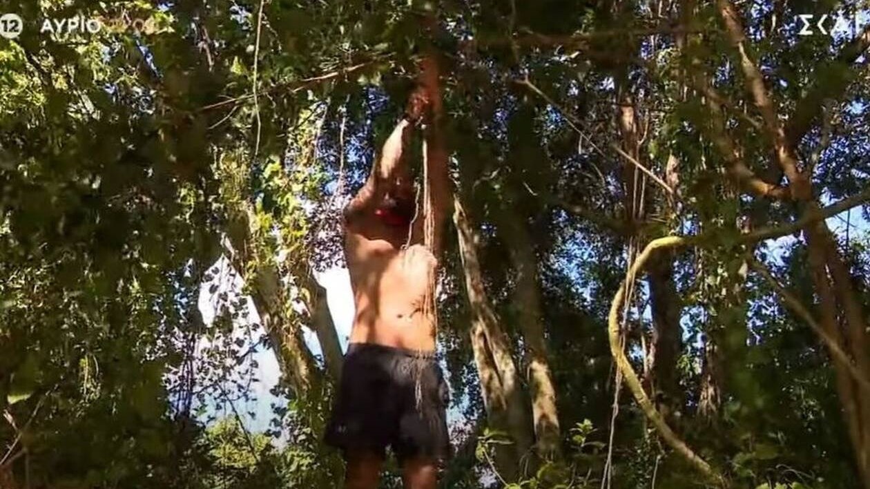 Survivor: Η επική τούμπα του Τριαντάφυλλου – Πήγε να κάνει τον… Ταρζάν και έπεσε – ΒΙΝΤΕΟ