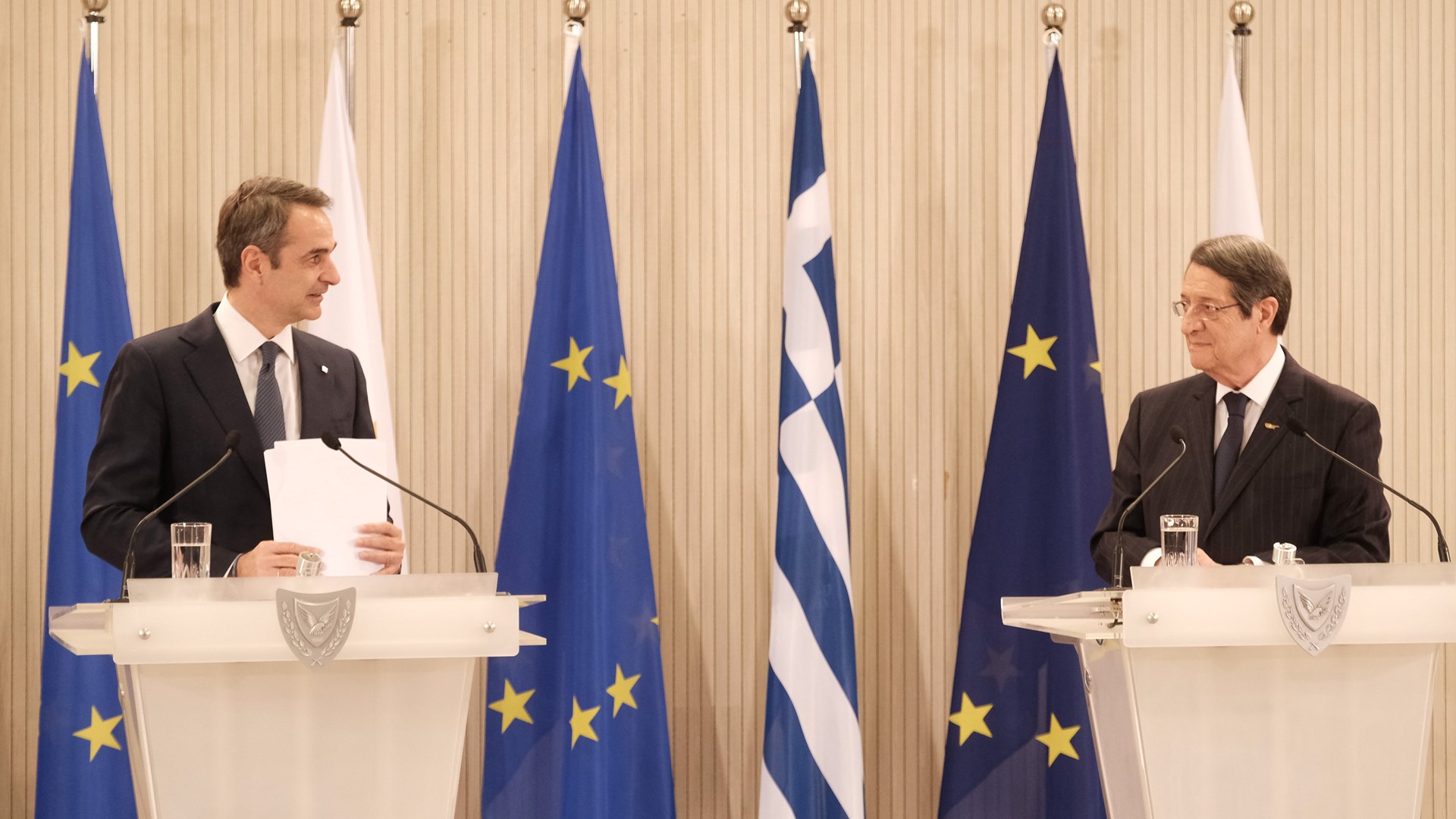 Μητσοτάκης-Αναστασιάδης: Συντονισμός Αθήνας και Λευκωσίας ενόψει της διάσκεψης για το Κυπριακό – Τι συζήτησαν