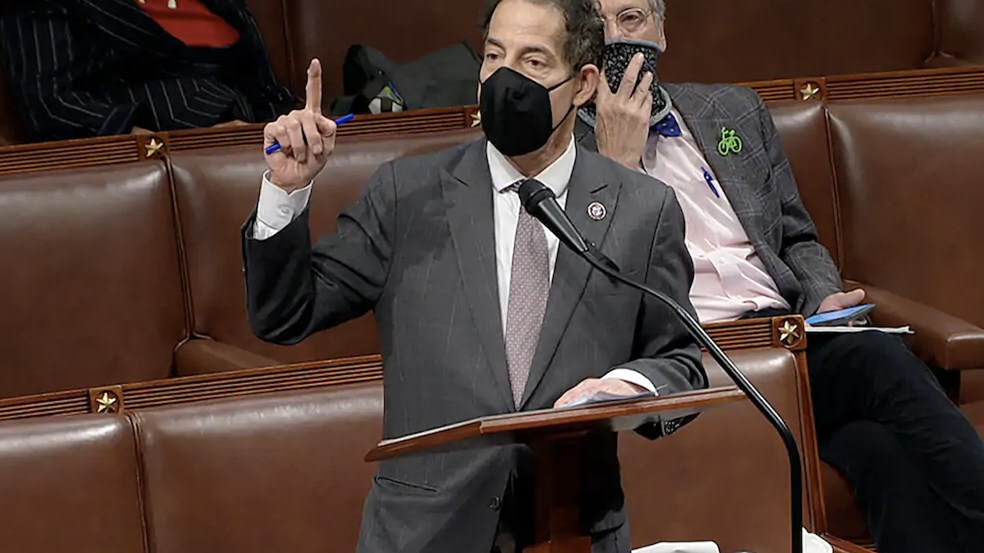 Δίκη Τραμπ στη Γερουσία: Δάκρυσε ο δημοκρατικός βουλευτής και κατήγορος Τζέιμι Ράσκιν