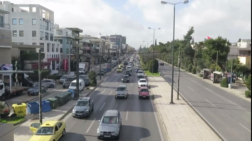 Πρώτη ημέρα του lockdown στην Αττική: Μειωμένη κατά 7% η κίνηση σε σύγκριση με χθες – ΒΙΝΤΕΟ