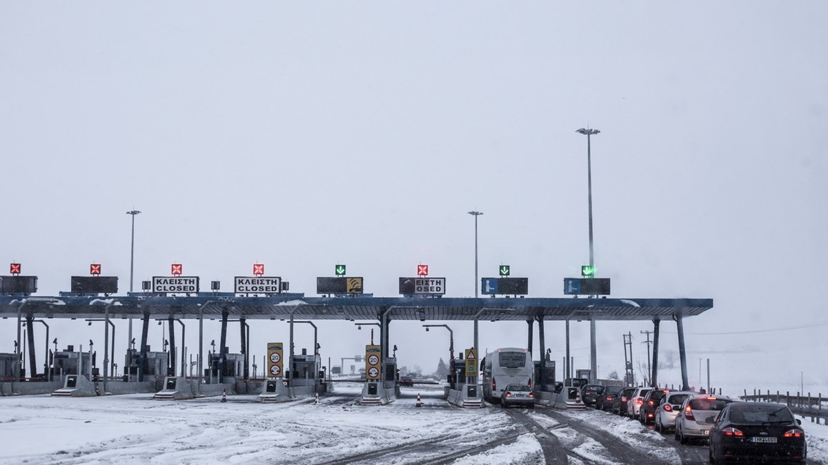 Κακοκαιρία Μήδεια: Απαγόρευση κυκλοφορίας φορτηγών στην Αθηνών-Λαμίας