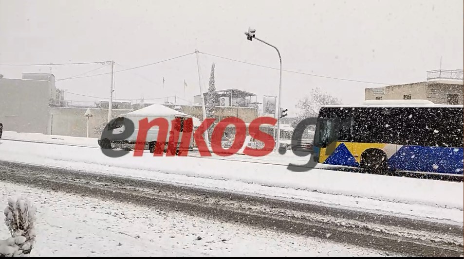 “Μήδεια”: Λευκό τοπίο και στον Ασπρόπυργο – ΦΩΤΟ – ΒΙΝΤΕΟ αναγνώστη