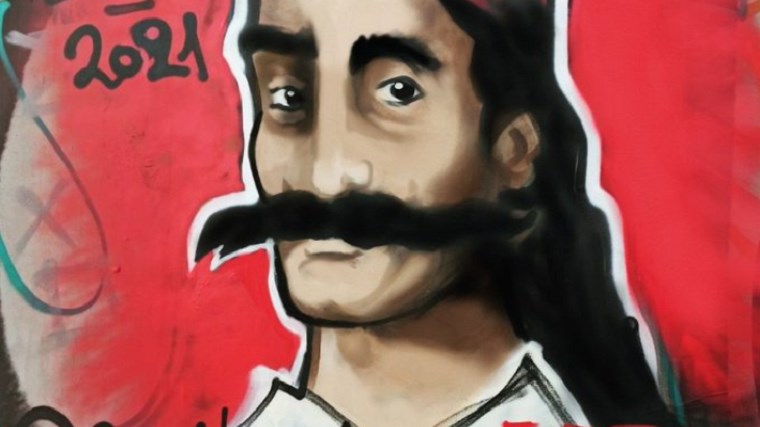 Αντιδράσεις για τη βεβήλωση του γκράφιτι του Καραϊσκάκη – Το σχόλιο του καλλιτέχνη – ΦΩΤΟ