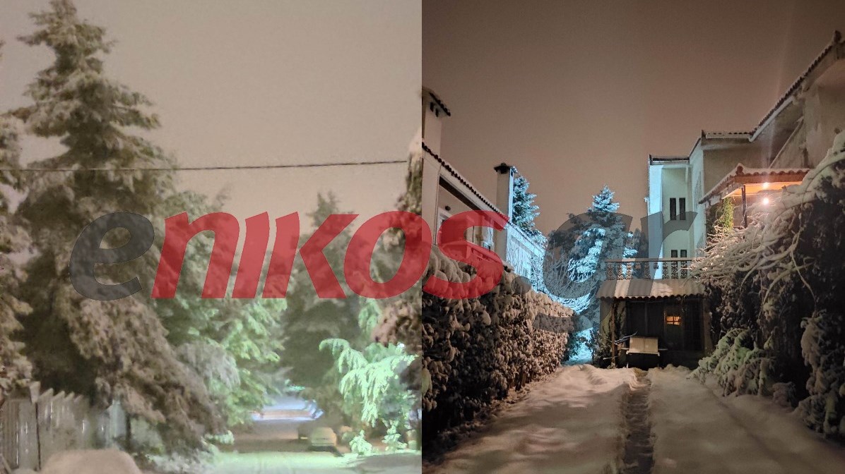 Κακοκαιρία “Μήδεια”: Δύσκολη νύχτα με σφοδρές χιονοπτώσεις και ψύχος – Ποιοι δρόμοι είναι κλειστοί