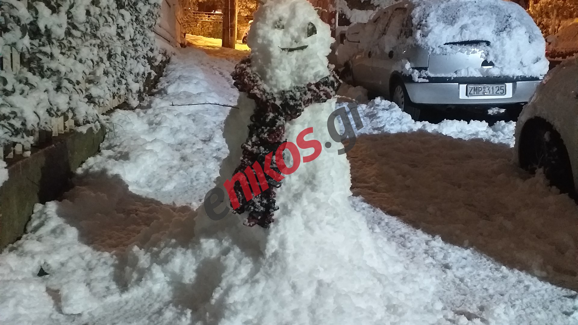 “Μήδεια”: Μόνο οι χιονάνθρωποι κυκλοφορούν στην Αγία Παρασκευή – ΦΩΤΟ αναγνώστη