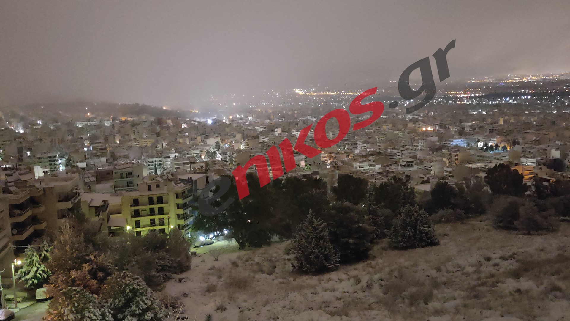 “Μήδεια”: Εντυπωσιακές εικόνες από ψηλά της χιονισμένης Αθήνας – ΦΩΤΟ αναγνώστη