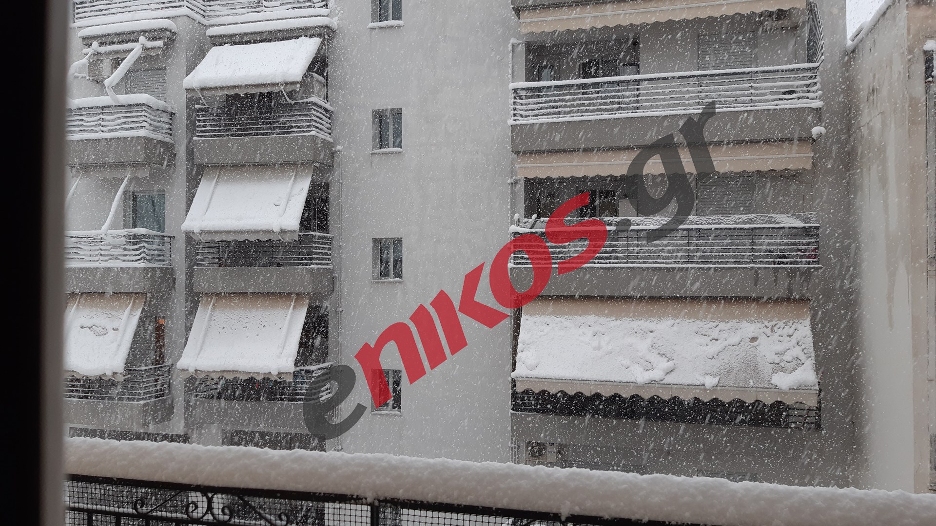 “Μήδεια”: Κάτι από… Ανταρκτική θύμιζε η Νέα Ερυθραία – ΦΩΤΟ αναγνώστη