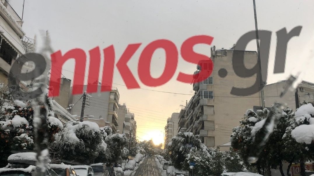 Κακοκαιρία “Μήδεια”: Έντονη χιονόπτωση και στο Γαλάτσι – ΦΩΤΟ αναγνώστη