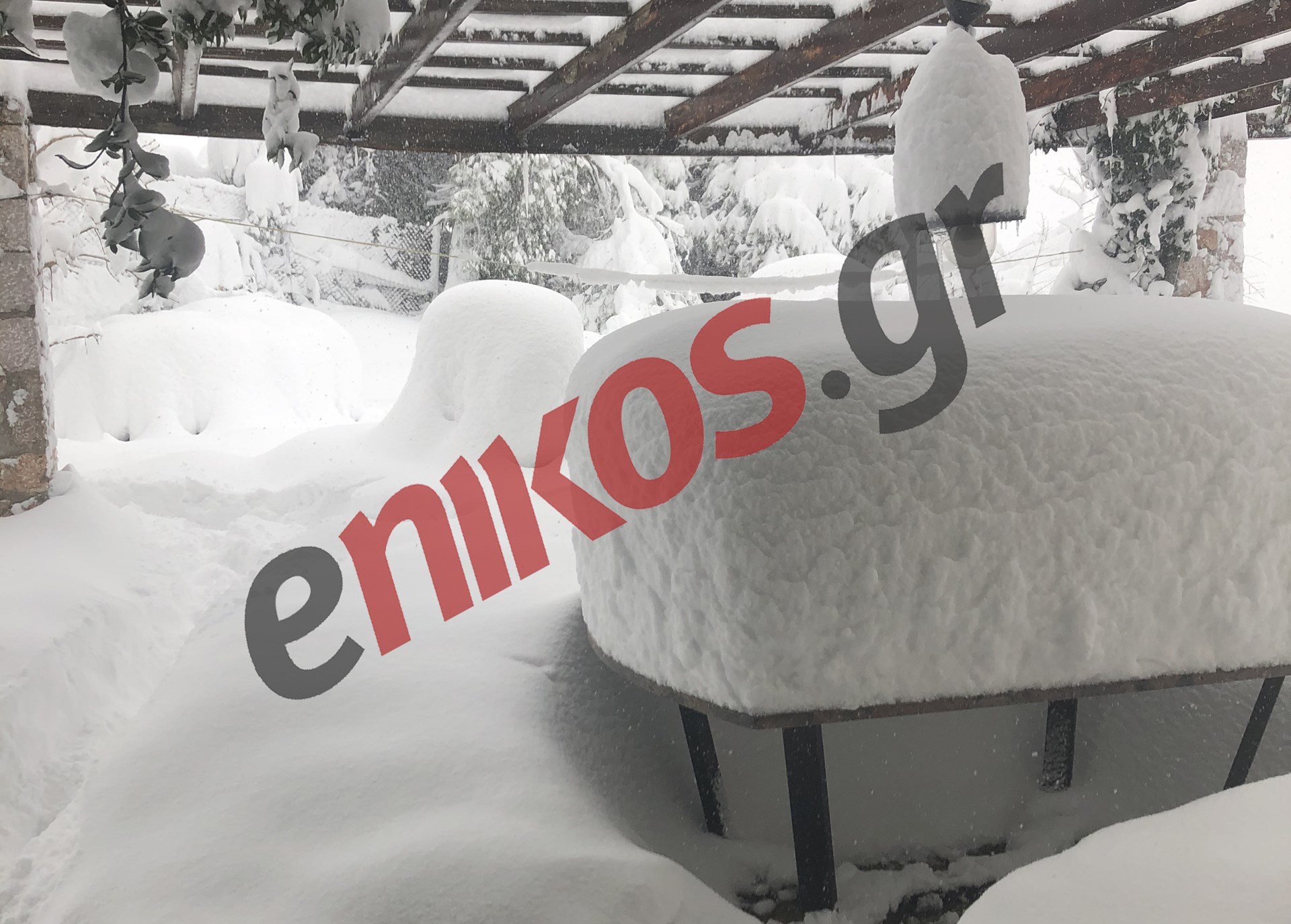 Κιούρκα: Χωρίς ρεύμα εδώ και 12 ώρες – Το ύψος του χιονιού είναι πάνω από ένα μέτρο – ΦΩΤΟ αναγνώστη