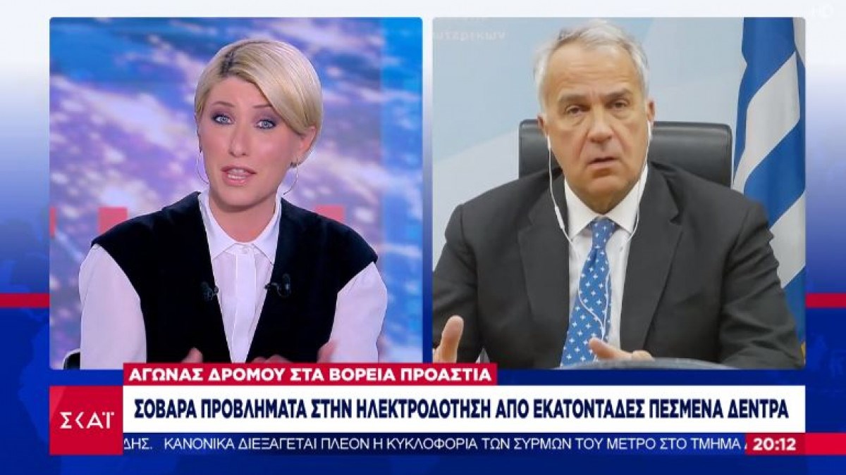 Βορίδης: Η ευθύνη πρωτίστως και κυρίως βρίσκεται σε αυτόν που έχει τη συντήρηση του δικτύου – ΒΙΝΤΕΟ