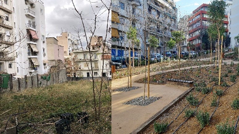 Έτοιμο ακόμη ένα «Pocket Park» 750 τ.μ. στο Παγκράτι – ΦΩΤΟ
