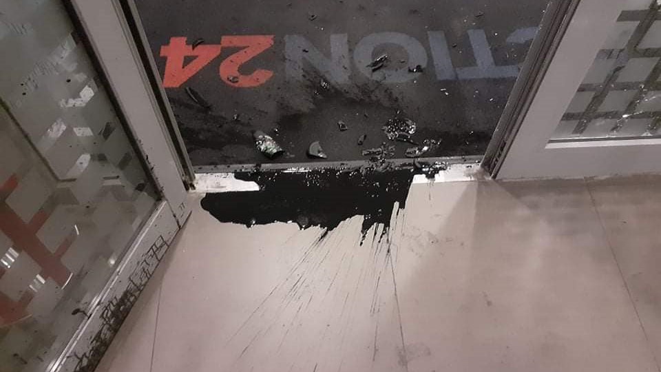 Επίθεση στα γραφεία του Action24