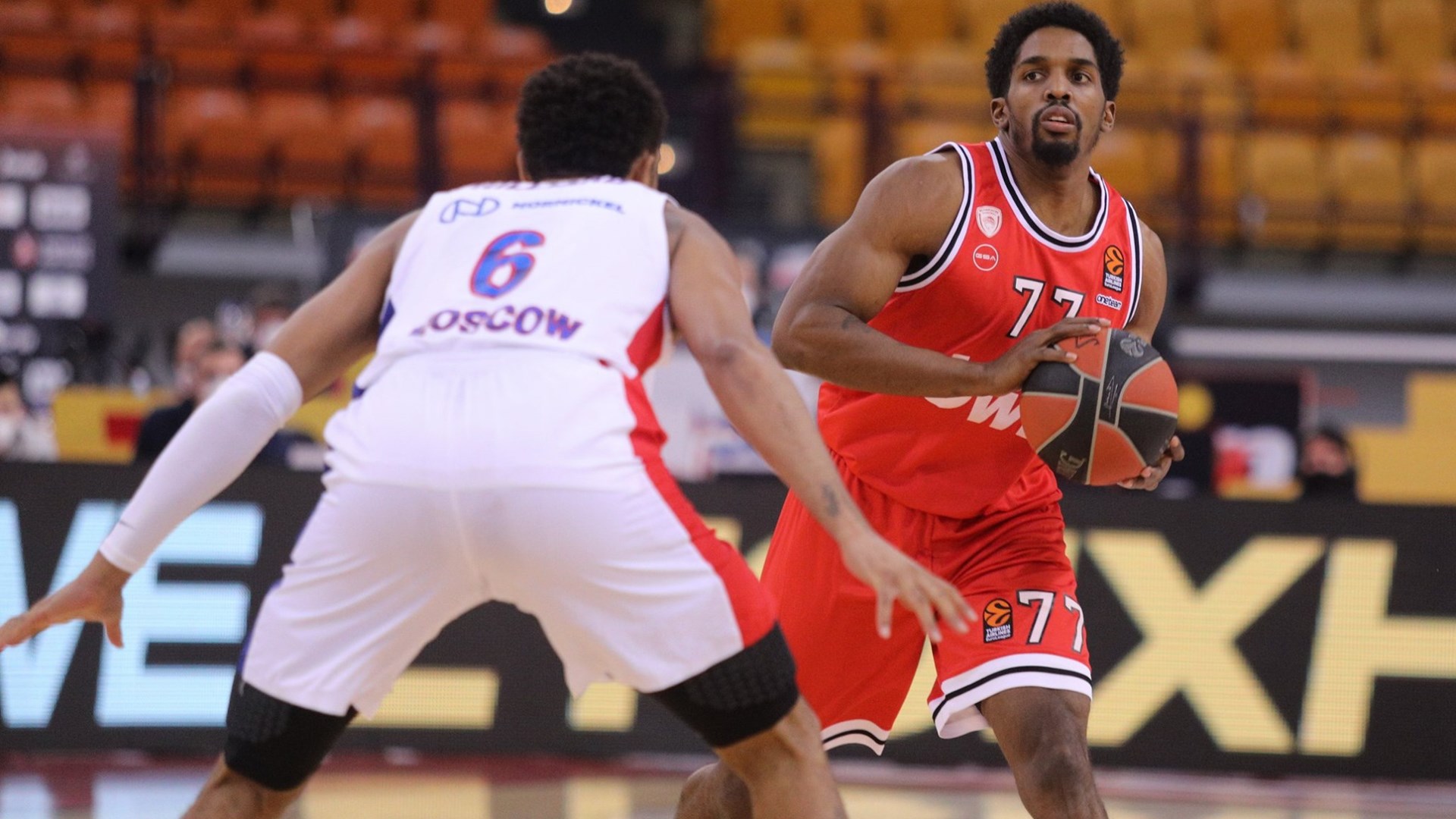 Ολυμπιακός-ΤΣΣΚΑ Μόσχας 26-44 (ΗΜ.)