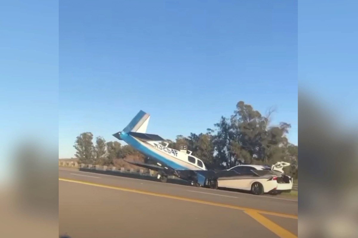 ΗΠΑ: Αυτοκίνητο τράκαρε με αεροπλάνο στην Καλιφόρνια – ΒΙΝΤΕΟ