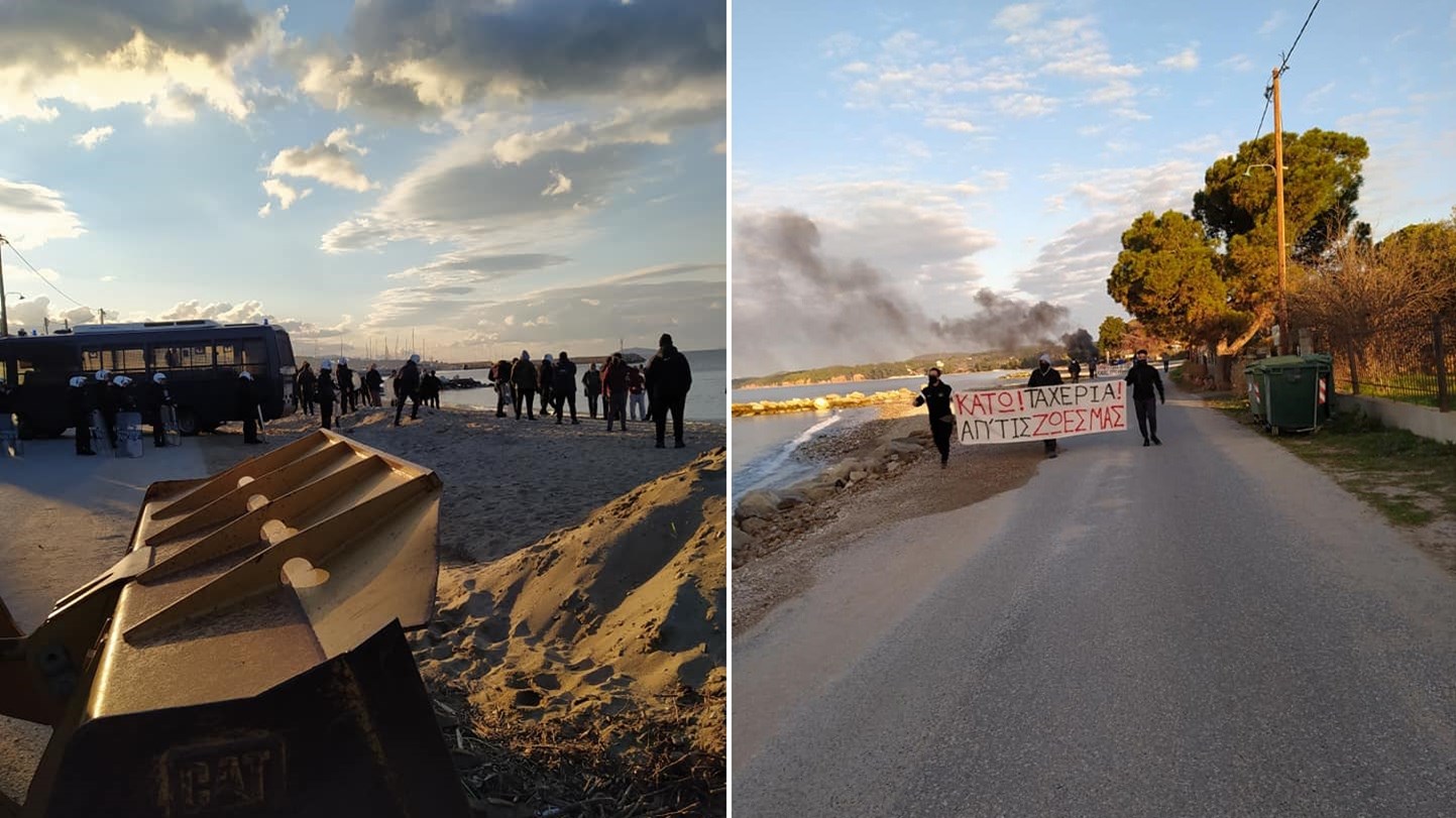 Χαλκιδική: Ένταση στην παραλία της Νικήτης – Εξαγριωμένοι οι κάτοικοι – ΦΩΤΟ – ΒΙΝΤΕΟ