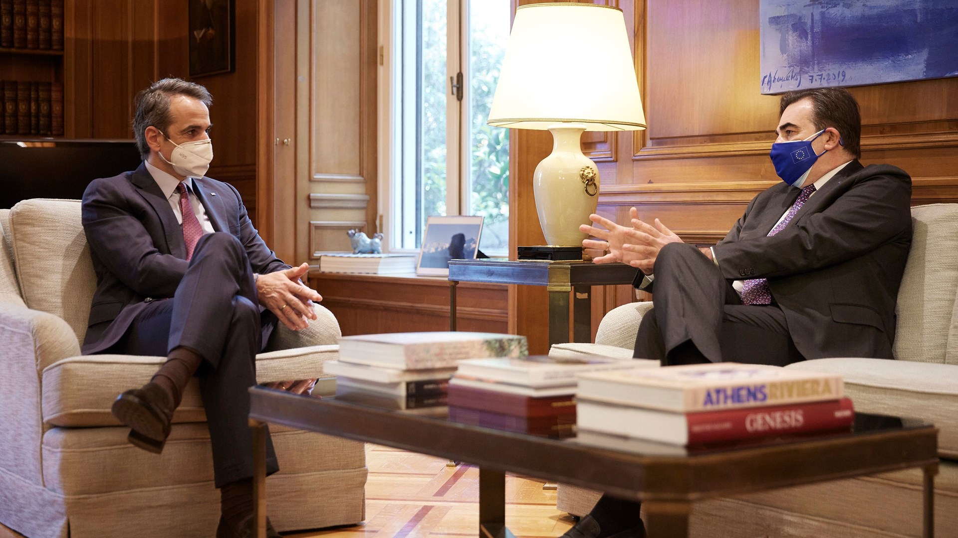 Μητσοτάκης: Ζητούμενο να χτίσουμε το τείχος ανοσίας – Τι είπε ο Σχοινάς για το πιστοποιητικό εμβολιασμού