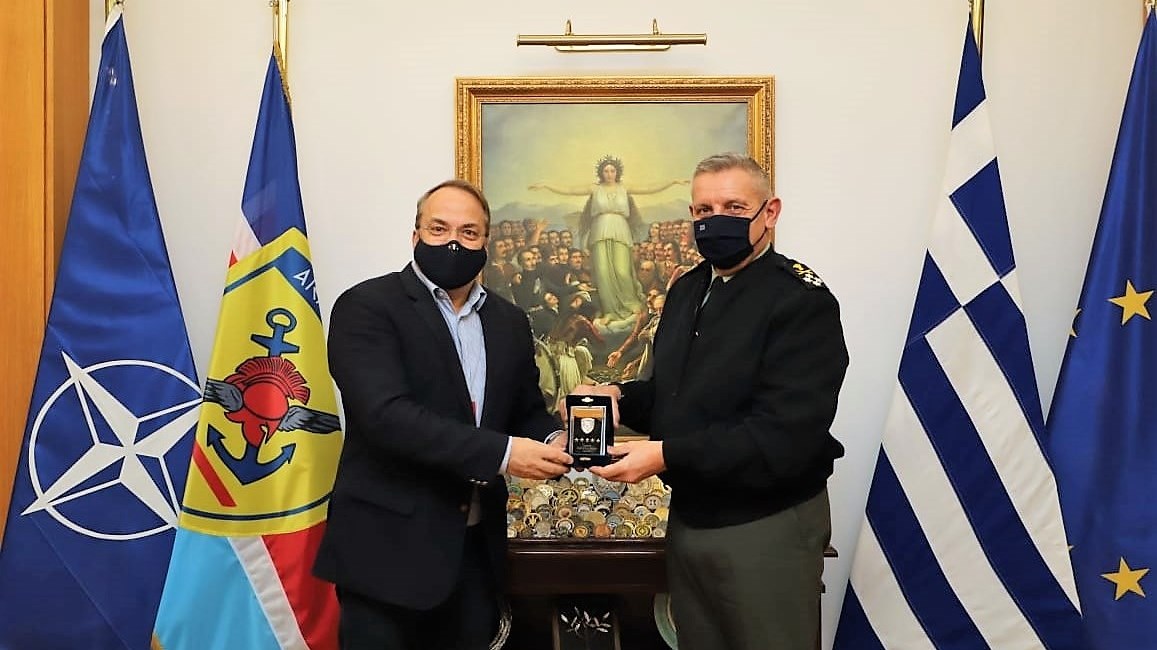 Συνάντηση Αρχηγού ΓΕΕΘΑ με τον Δήμαρχο Βούλας-Βάρης-Βουλιαγμένης