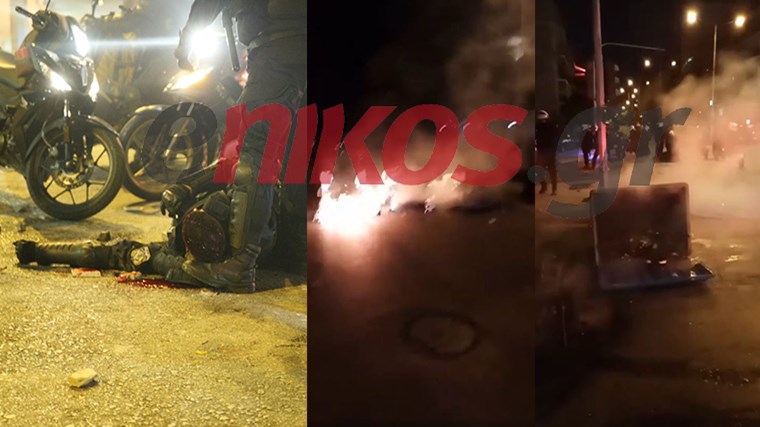 Νέα Σμύρνη: Σοβαρά επεισόδια με μολότοφ και χημικά μετά την πορεία – Ένας αστυνομικός τραυματίας