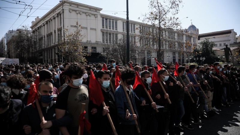 Πανεκπαιδευτικό συλλαλητήριο και πορεία στο κέντρο της Αθήνας -ΦΩΤΟ