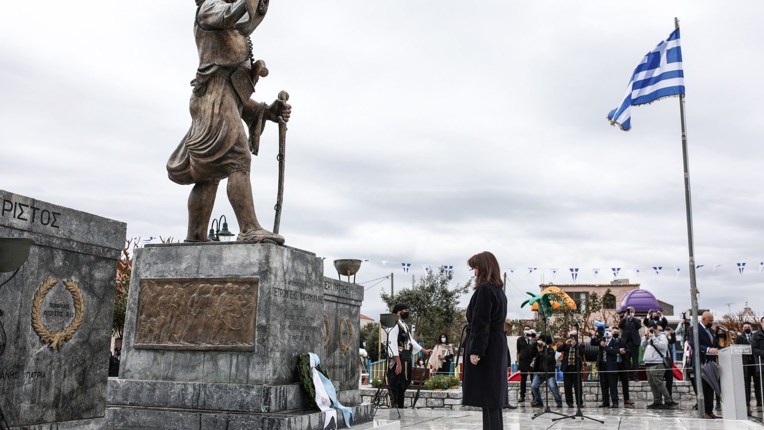 Σακελλαροπούλου: Βρίσκομαι εδώ για να τιμήσω το πνεύμα της αδούλωτης Μάνης