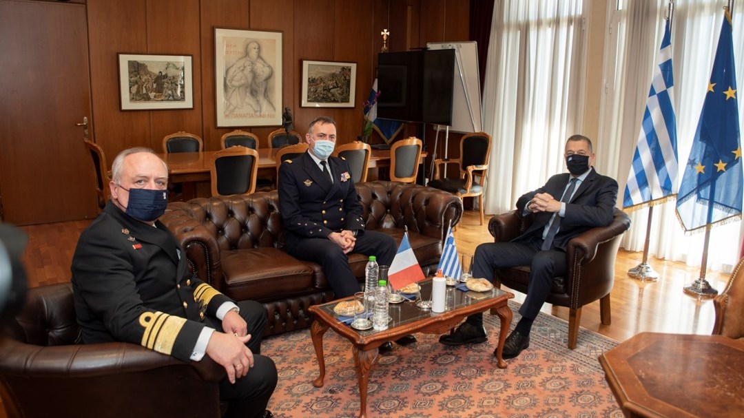 O Γάλλος Αρχηγός του Πολεμικού Ναυτικού στο υπουργείο Εθνικής Άμυνας