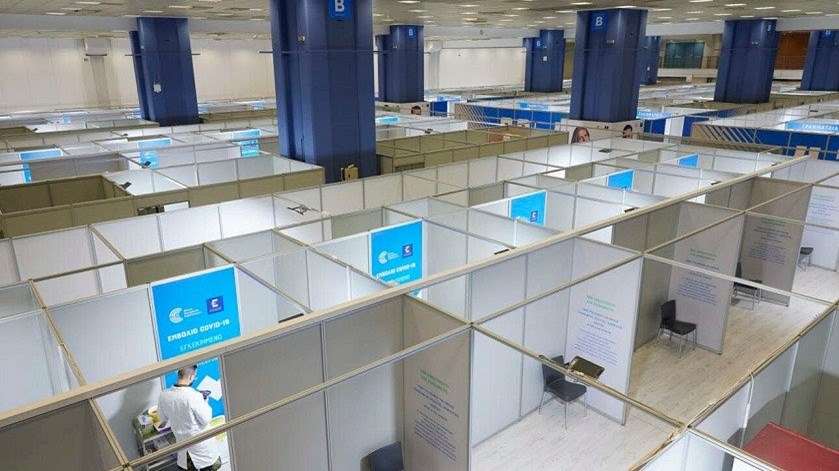 Έτοιμα τα δυο νέα mega εμβολιαστικά κέντρα σε Περιστέρι και Ελληνικό