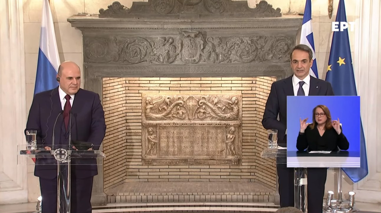 Μητσοτάκης: Πλαίσιο συμφωνίας με τη Ρωσία για ενίσχυση του τουρισμού – Μισούστιν: Συμφωνίες στην ατζέντα μας