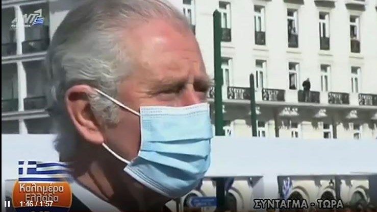 25η Μαρτίου: Δάκρυσε ο πρίγκιπας Κάρολος στην κατάθεση στεφάνων – ΒΙΝΤΕΟ
