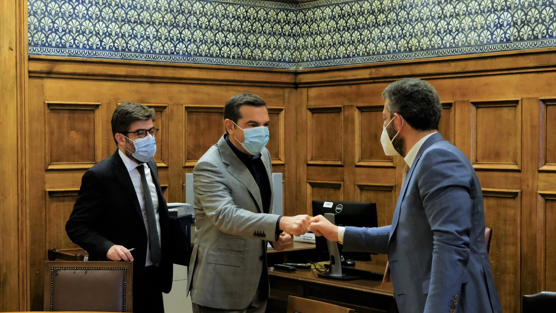 Αλέξης Τσίπρας: Συνάντηση με αντιπροσωπεία του προεδρείου της Ένωσης Δικαστών και Εισαγγελέων