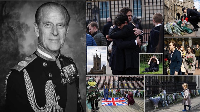 Πρίγκιπας Φίλιππος: Βαρύ το πένθος για τη Βρετανία – Τα δάκρυα ενός λαού για τον Δούκα του Εδιμβούργου