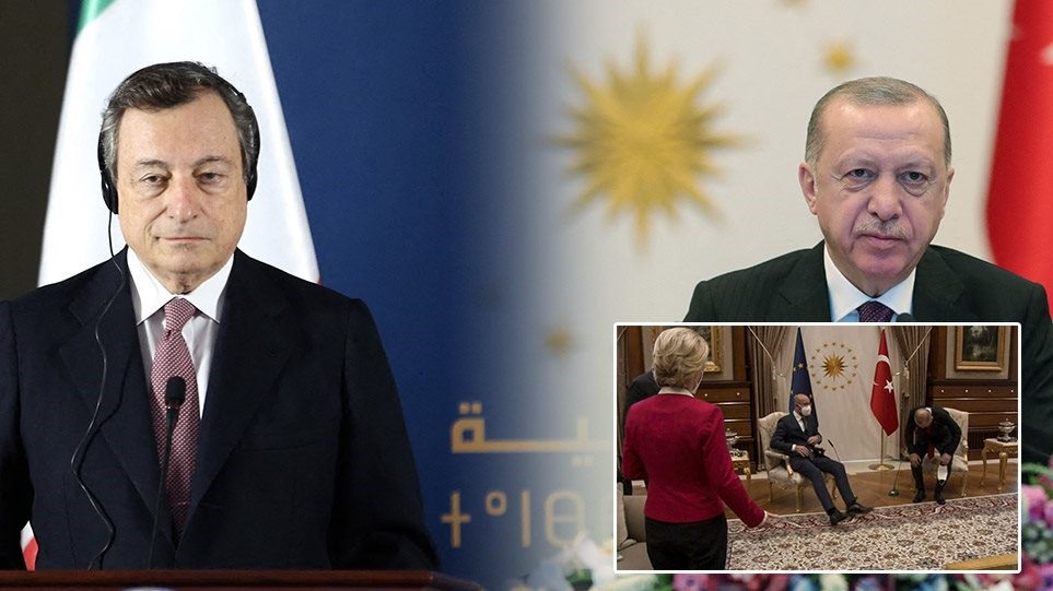 Ο Ερντογάν απαντά στον Ντράγκι για το «δικτάτορας»: Αναιδής και χυδαίος αυτός ο τύπος