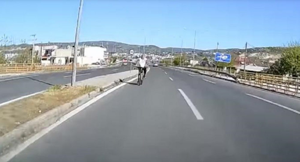 Βόλος: Ποδηλάτης οδηγούσε στο αντίθετο ρεύμα κυκλοφορίας στον περιφερειακό
