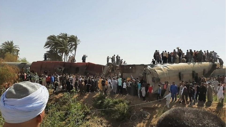 Αίγυπτος: Σιδηροδρομικό ατύχημα με 97 τραυματίες