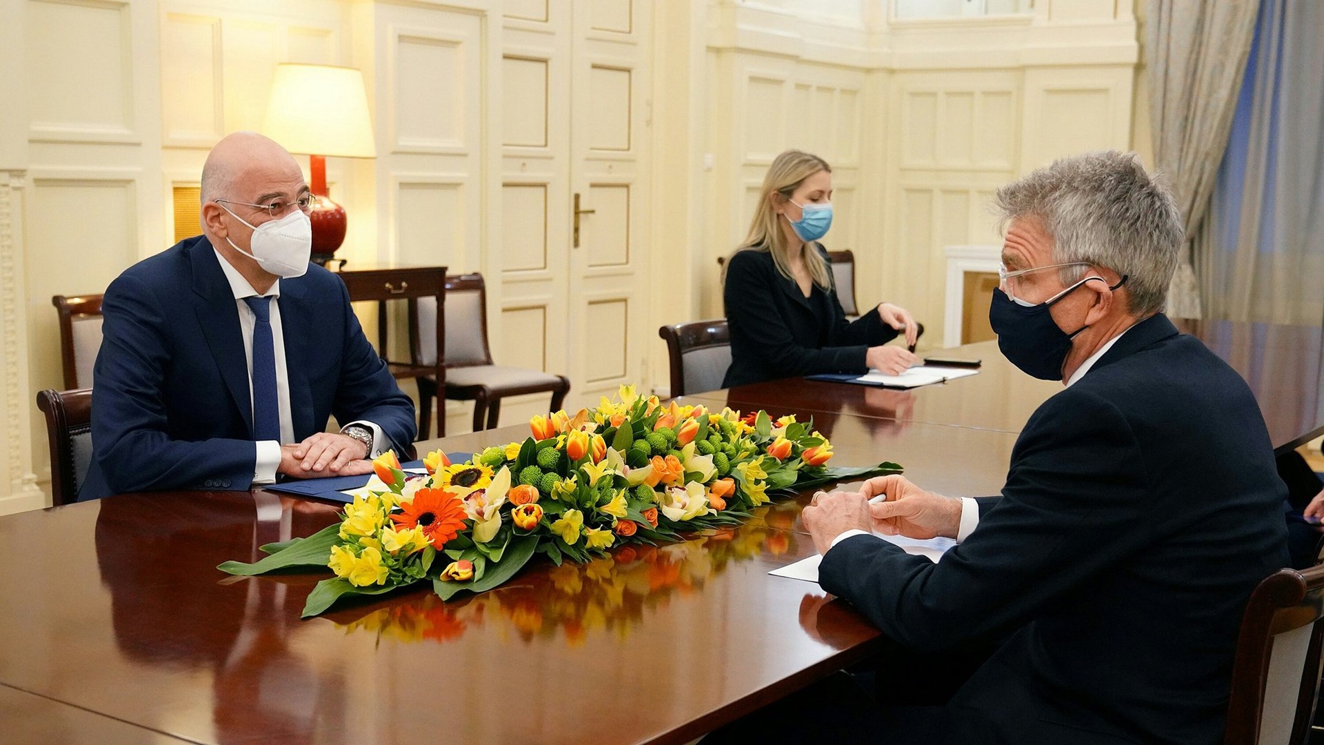 Νίκος Δένδιας: Συναντήθηκε με τον Τζέφρι Πάιατ