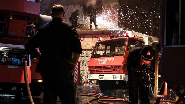Πυρκαγιά σε διαμέρισμα στο κέντρο της Αθήνας