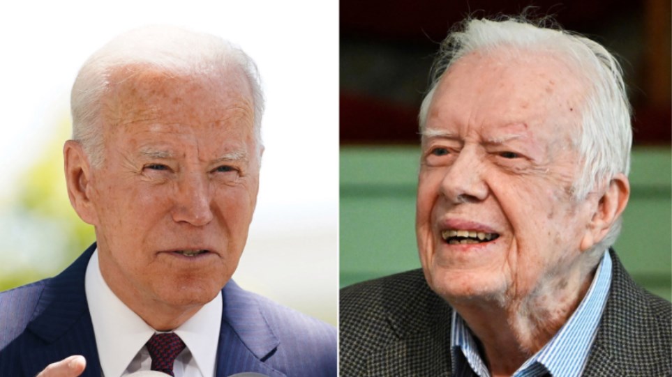 ΗΠΑ: Ο Τζο Μπάιντεν θα επισκεφθεί τον πρώην πρόεδρο της Αμερικής Τζίμι Κάρτερ