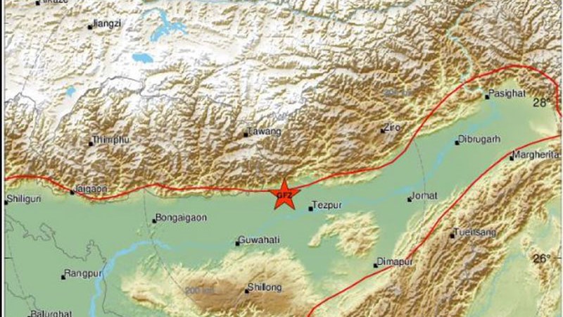 Ισχυρός σεισμός ΤΩΡΑ στην Ινδία