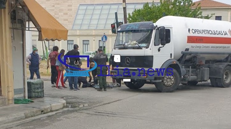 Ηλεία: Βυτιοφόρο παρέσυρε 12χρονο ποδηλάτη – Οι πρώτες ΦΩΤΟ από το σημείο