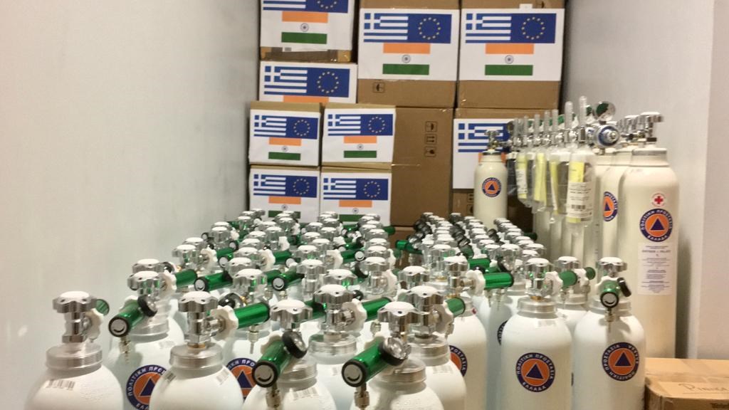 Κορονοϊός: Έτοιμη προς αποστολή η βοήθεια της χώρας μας στην Ινδία
