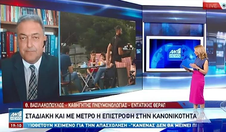 Βασιλακόπουλος: Η πρώτη δόση του εμβολίου δεν μας κάνει άτρωτους – ΒΙΝΤΕΟ