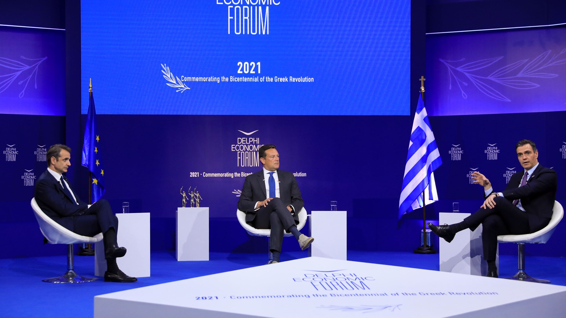 Μητσοτάκης: Στόχος του “πράσινου πιστοποιητικού” η διευκόλυνση των ταξιδιών – Σάντσεθ: Η πανδημία έφερε μια φοβερή σύγκλιση