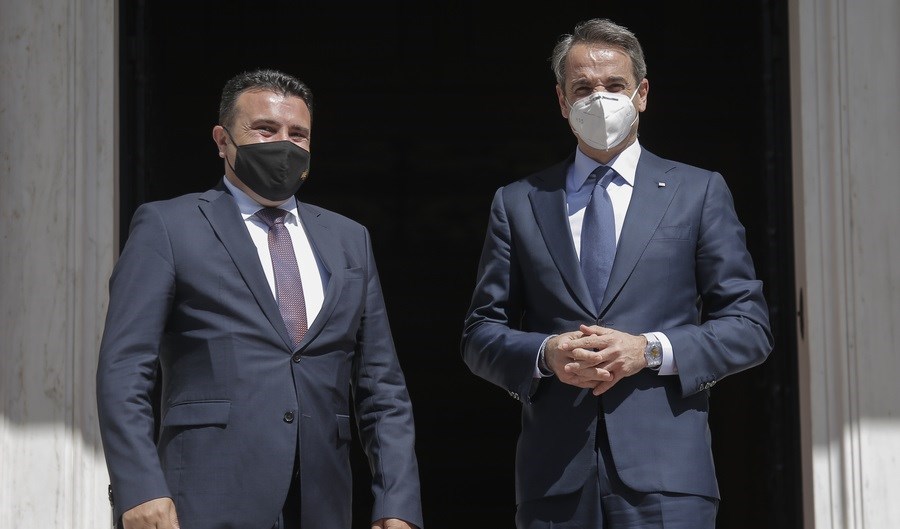 Μητσοτάκης σε  Ζάεφ: Ζωτικής σημασίας η συνεπής εφαρμογή της Συμφωνίας των Πρεσπών